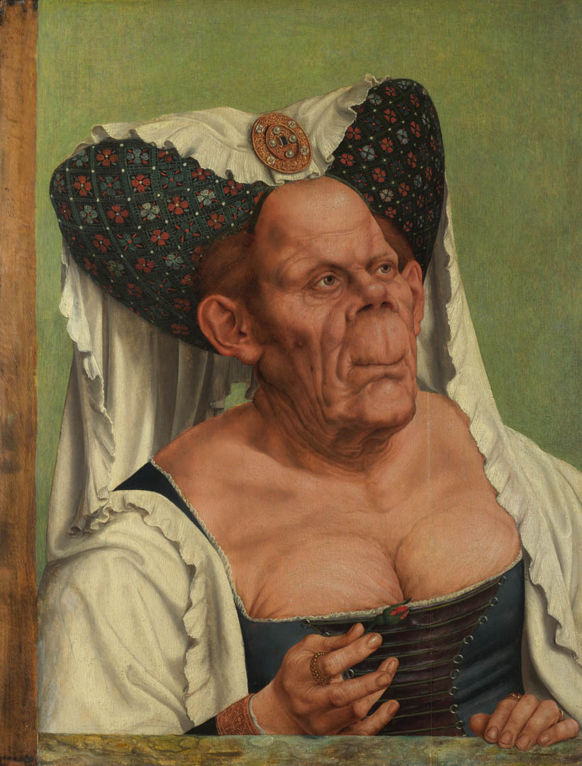 A Grotesque Old Woman The Ugly Duchess netherlandish quentin matsys art wallpaper