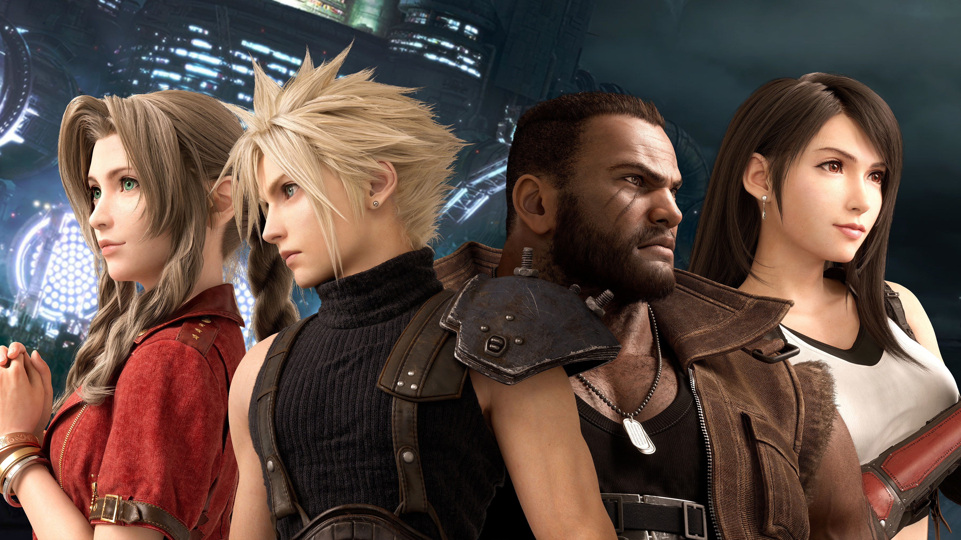 Final Fantasy 7 Remake Characters 4K Wallpaper