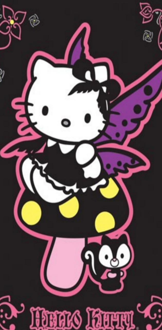 Hello Kitty Goth Wallpapers Wallpaper Cave