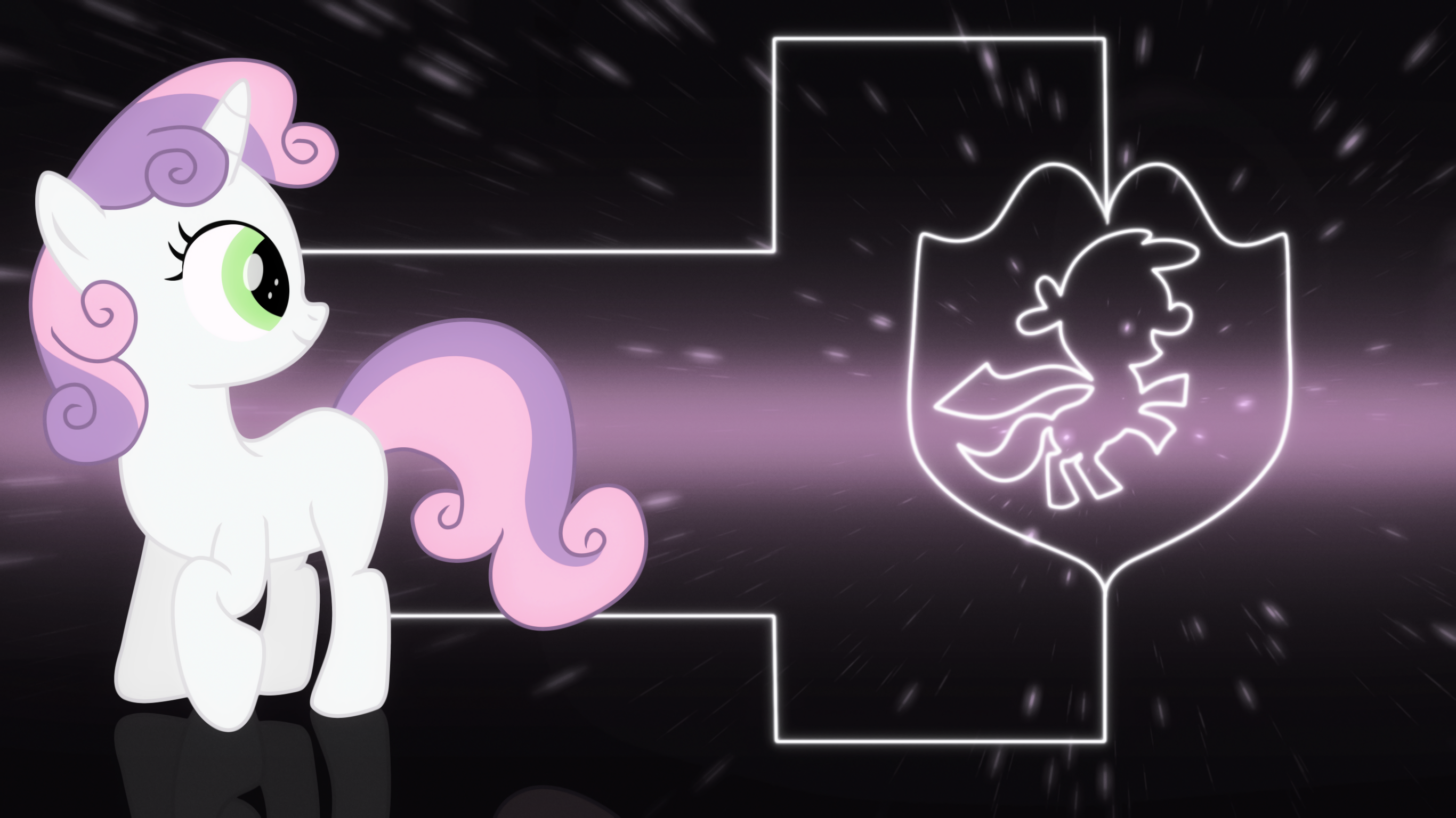 Sweetie Belle wallpaper by Elsdrake. My Little Pony wallpaper. My Little Wallpaper are Magic