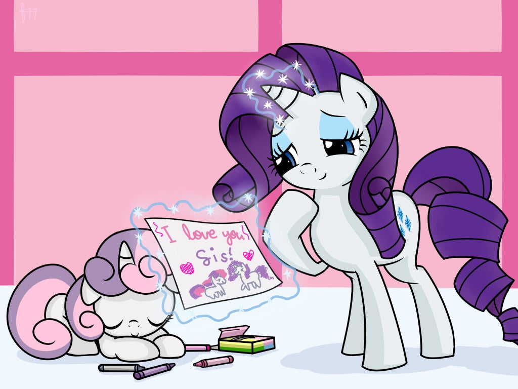 Sweetie Belle and Rarity