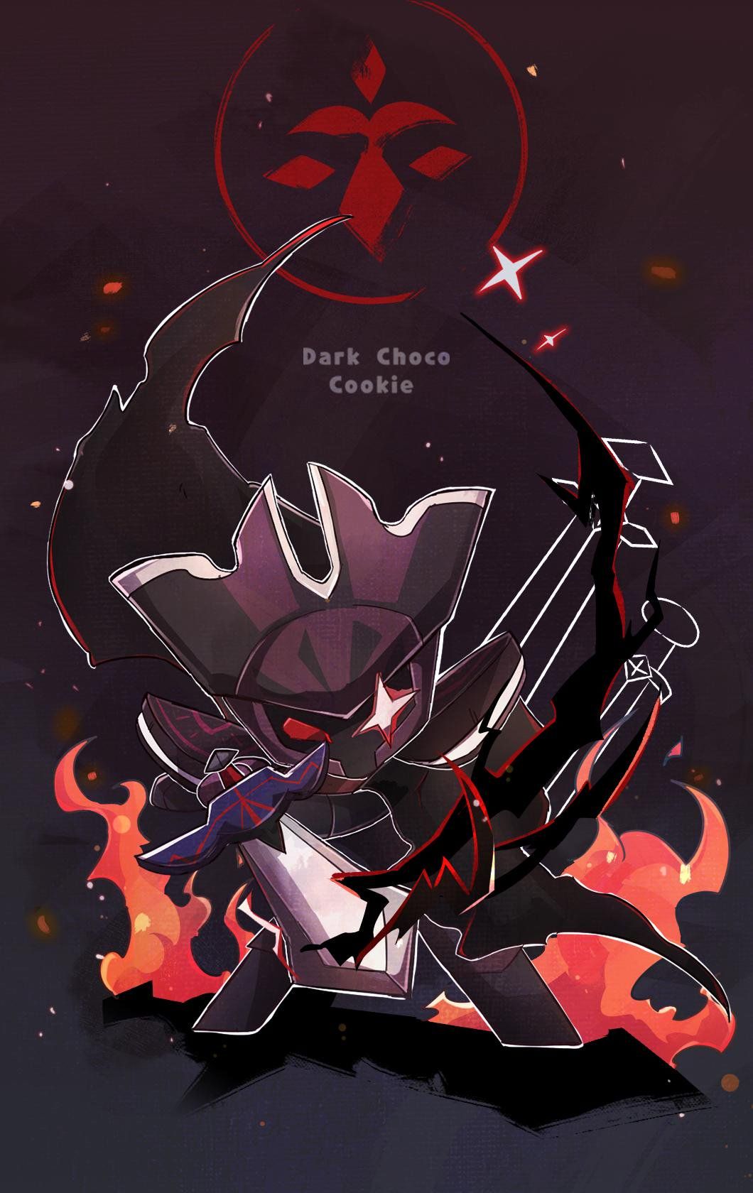 Dark Choco Cookie. Cookie run, Anime, Dark chocolate cookies