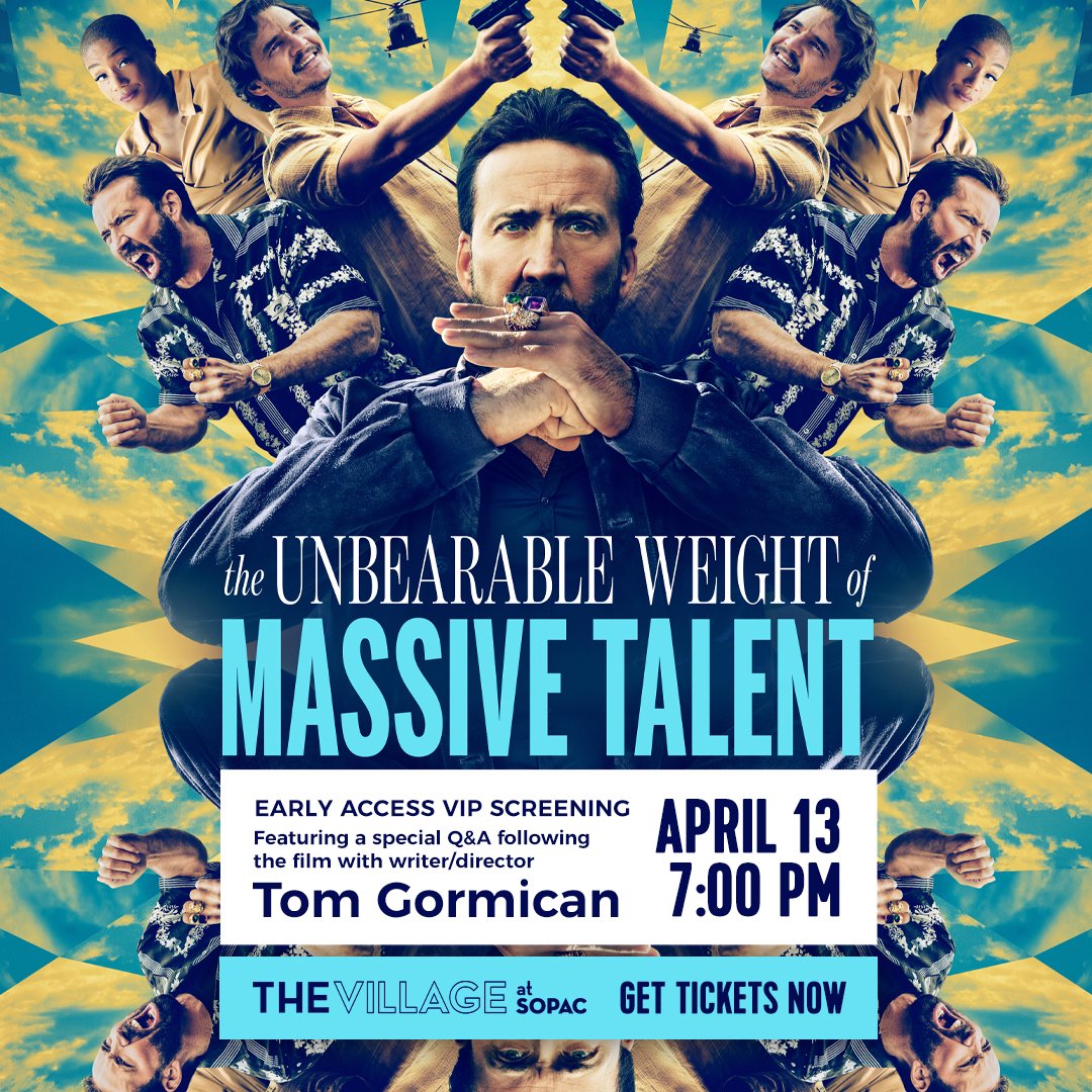 VIP screening of The Unbearable Weight of Massive Talent