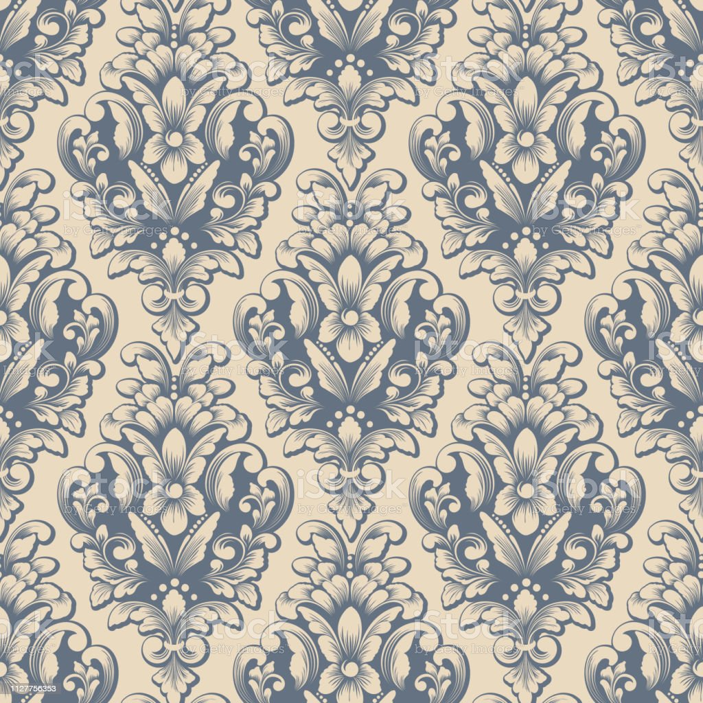 Vector Damask Seamless Pattern Background Classical Luxury Old Fashioned Damask Ornament Royal Victorian Seamless Texture For Wallpaper Textile Wrapping Exquisite Floral Baroque Stock Illustration Image Now