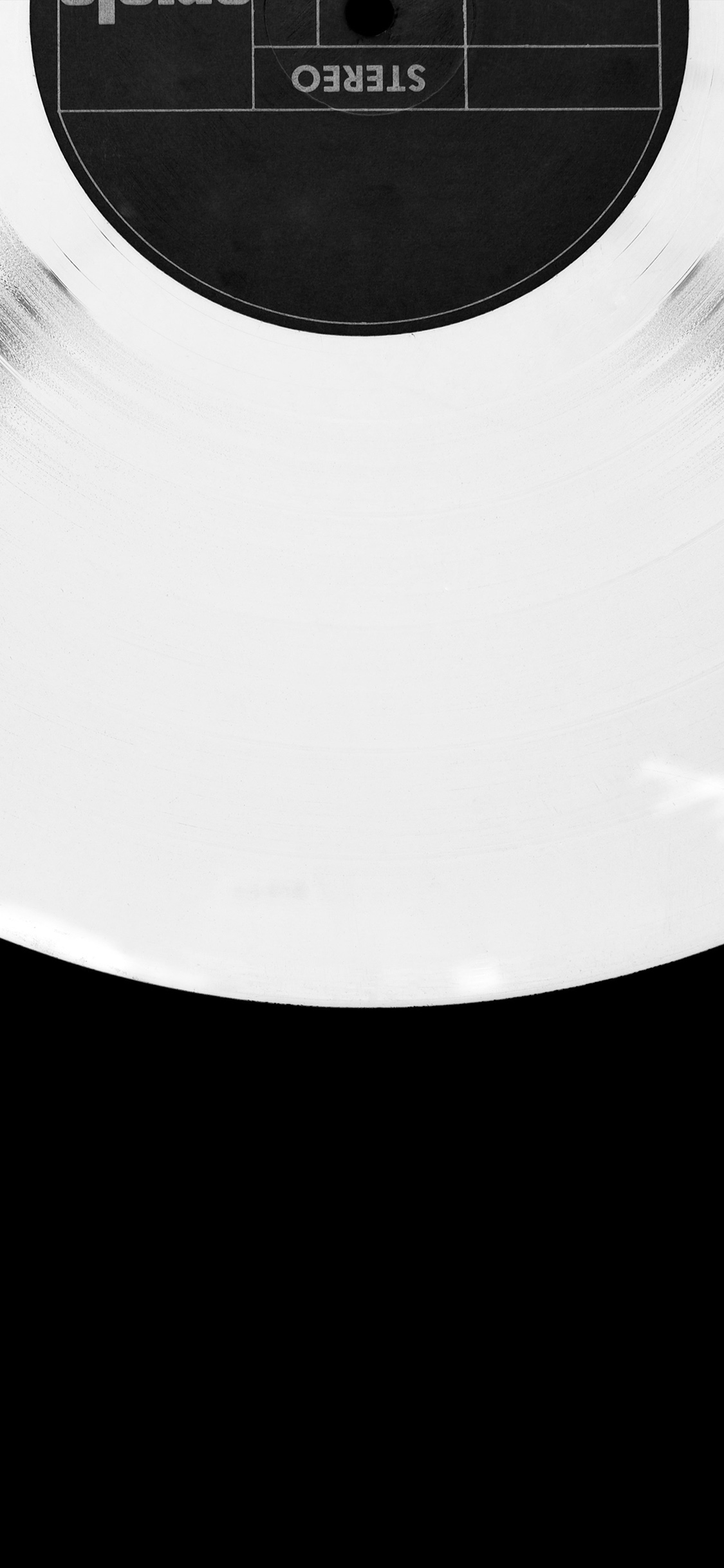 iPhone X wallpaper. record black simple minimal illustration art dark