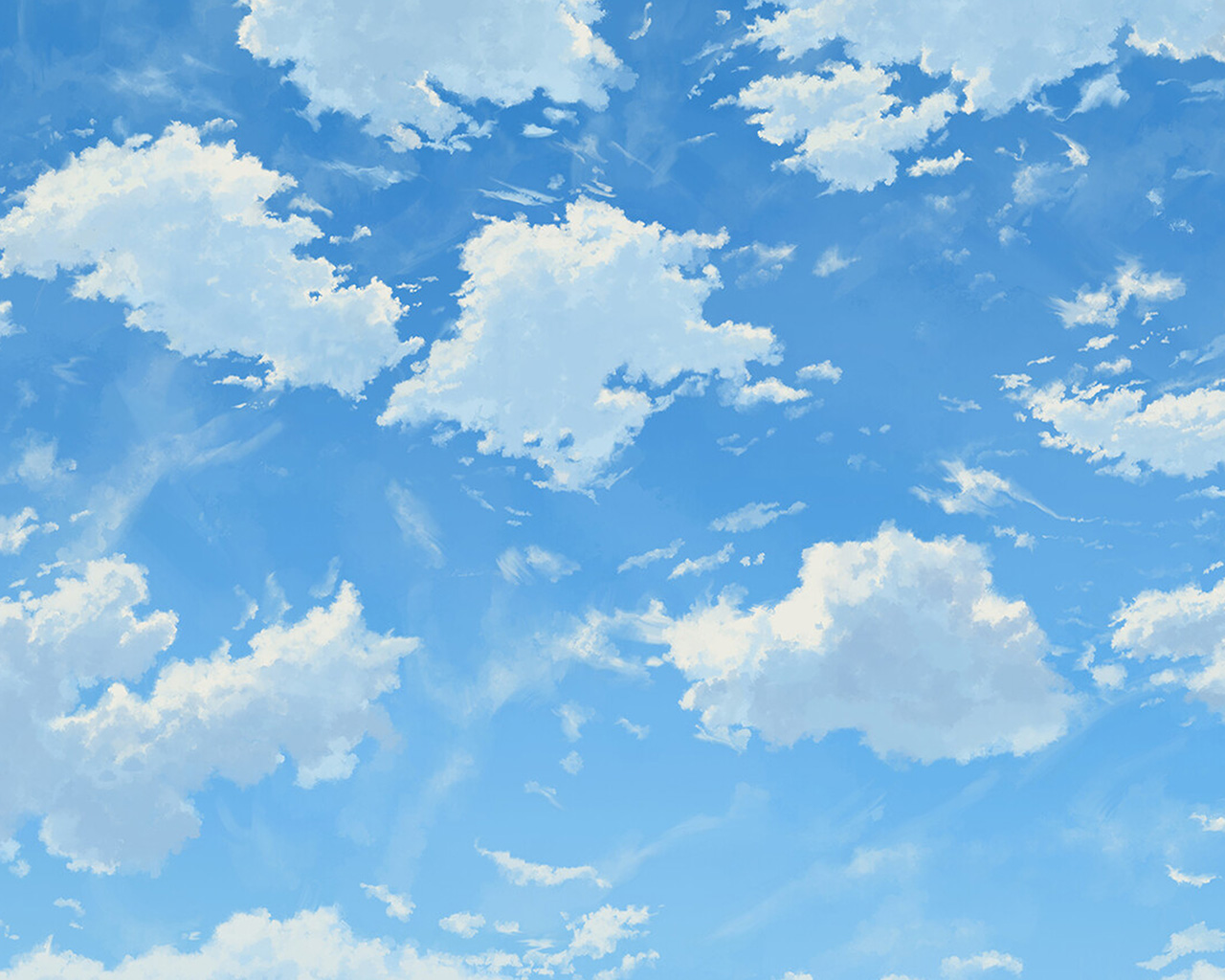 Art Anime Sky Wallpaper