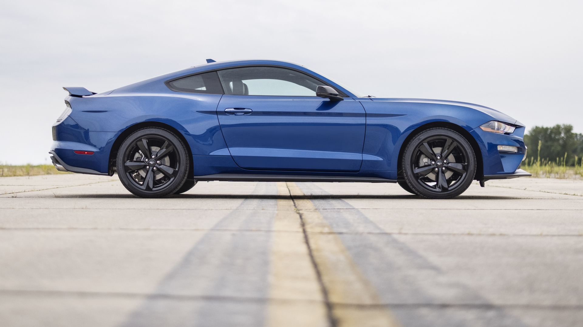 Ford Mustang GT Stealth Edition 2022. Desktop wallpaper. 1920x1080