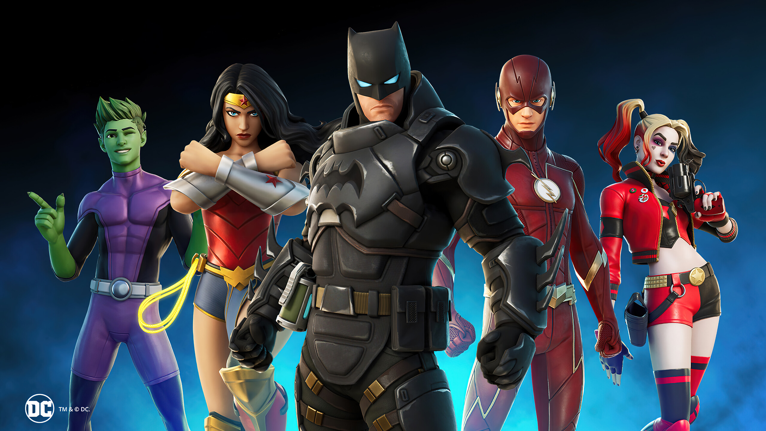 Fortnite DC Hero Character PC DeskK Wallpaper free Download