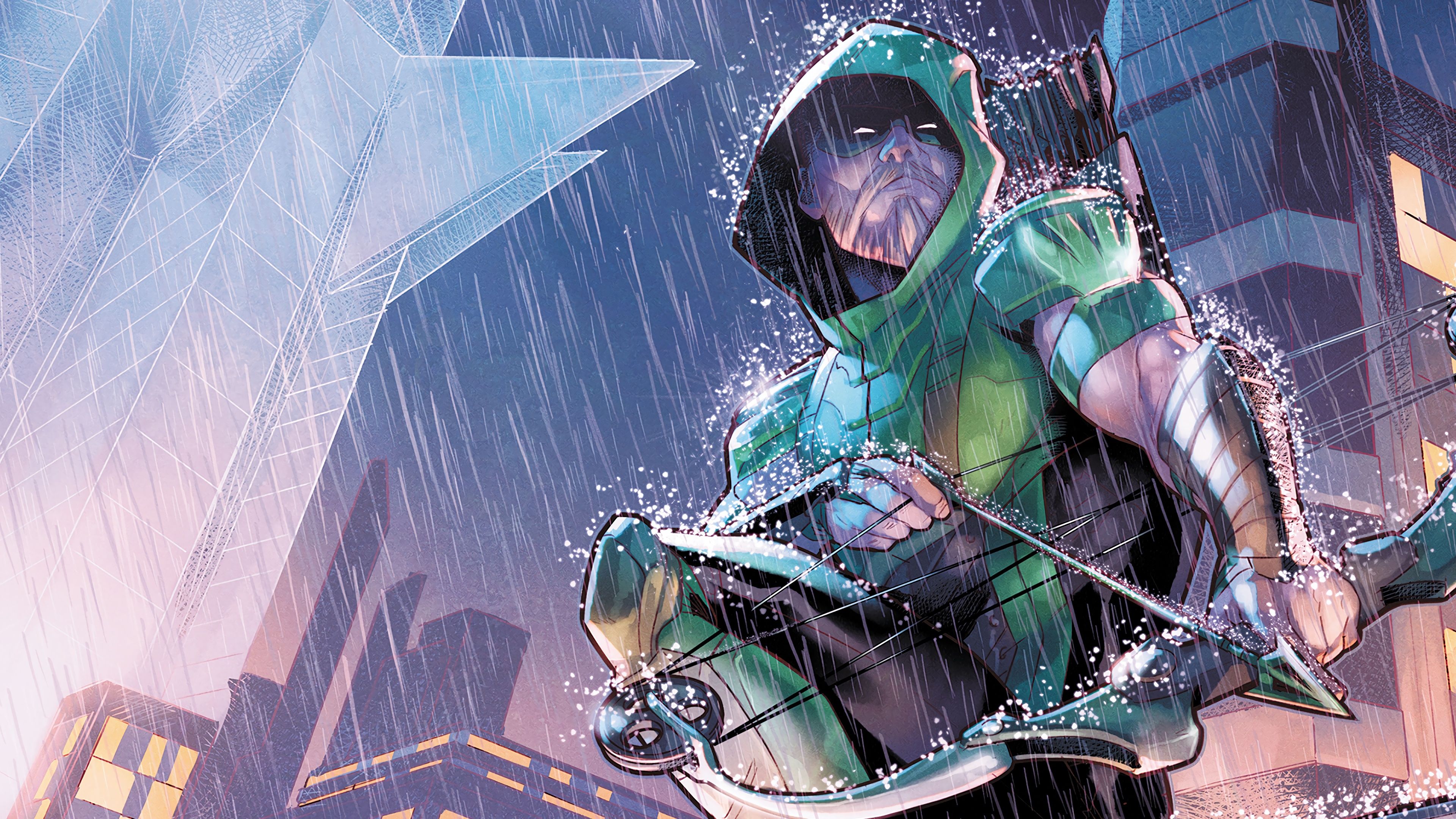 Green Arrow, DC Comics, 3840x2160, Wallpaper. Arrow dc comics, Green arrow, Black canary and green arrow
