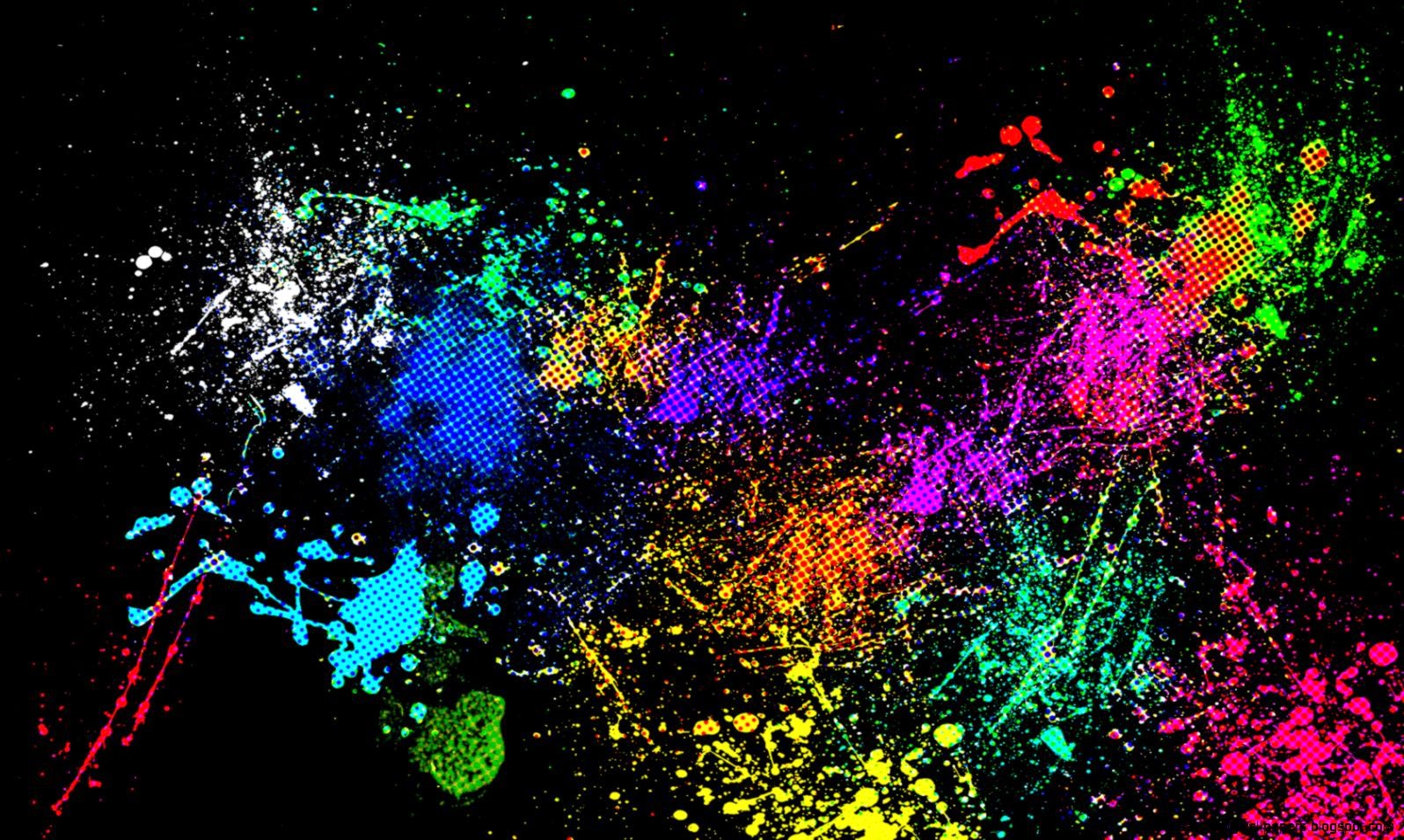 Splatter Paint Wallpaper