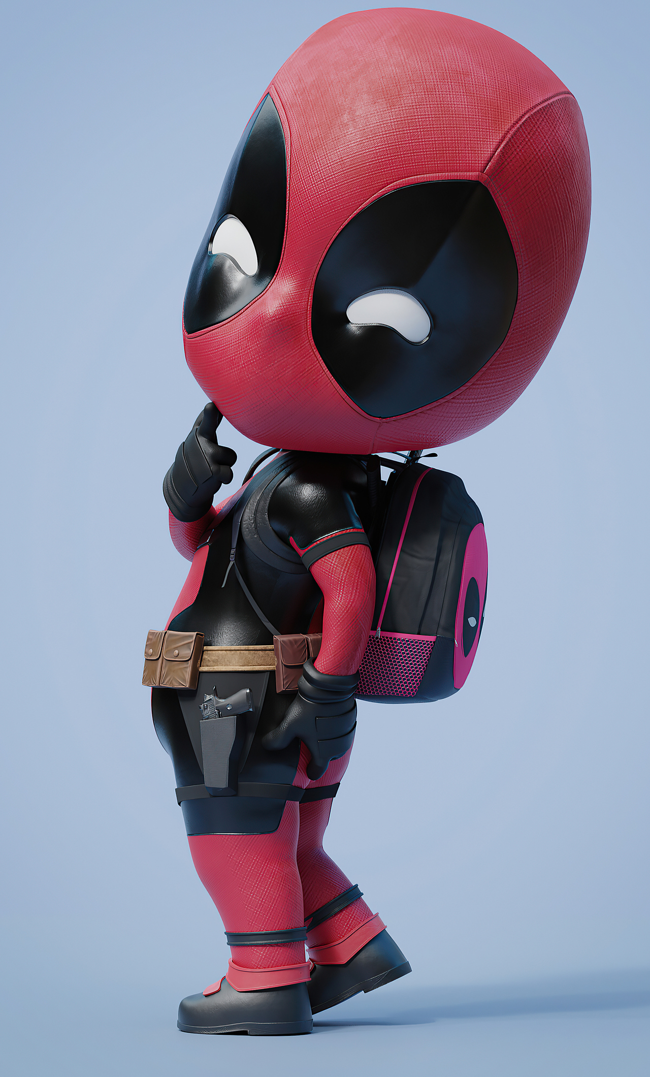 Chibi Deadpool 4k 2020 iPhone HD 4k Wallpaper, Image, Background, Photo and Picture