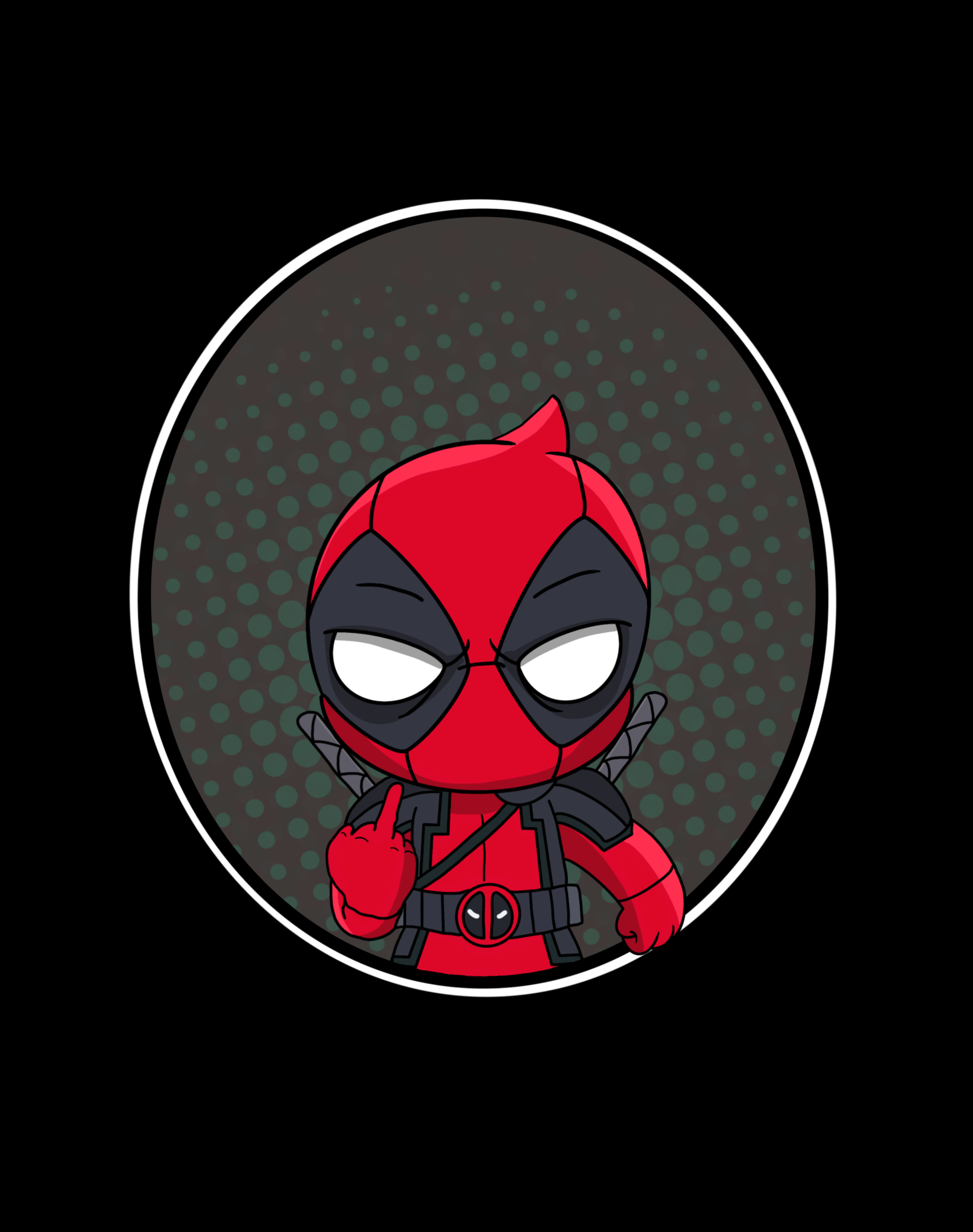 Cute Wade Shirt. TeePublic. Deadpool Wallpaper, Deadpool Art, Deadpool Chibi