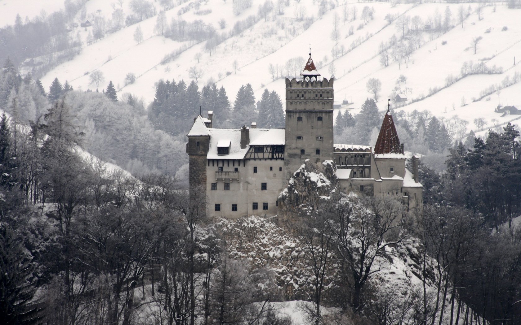draculaand039s, Castle, Bran, Transylvania, Romania Wallpaper HD / Desktop and Mobile Background