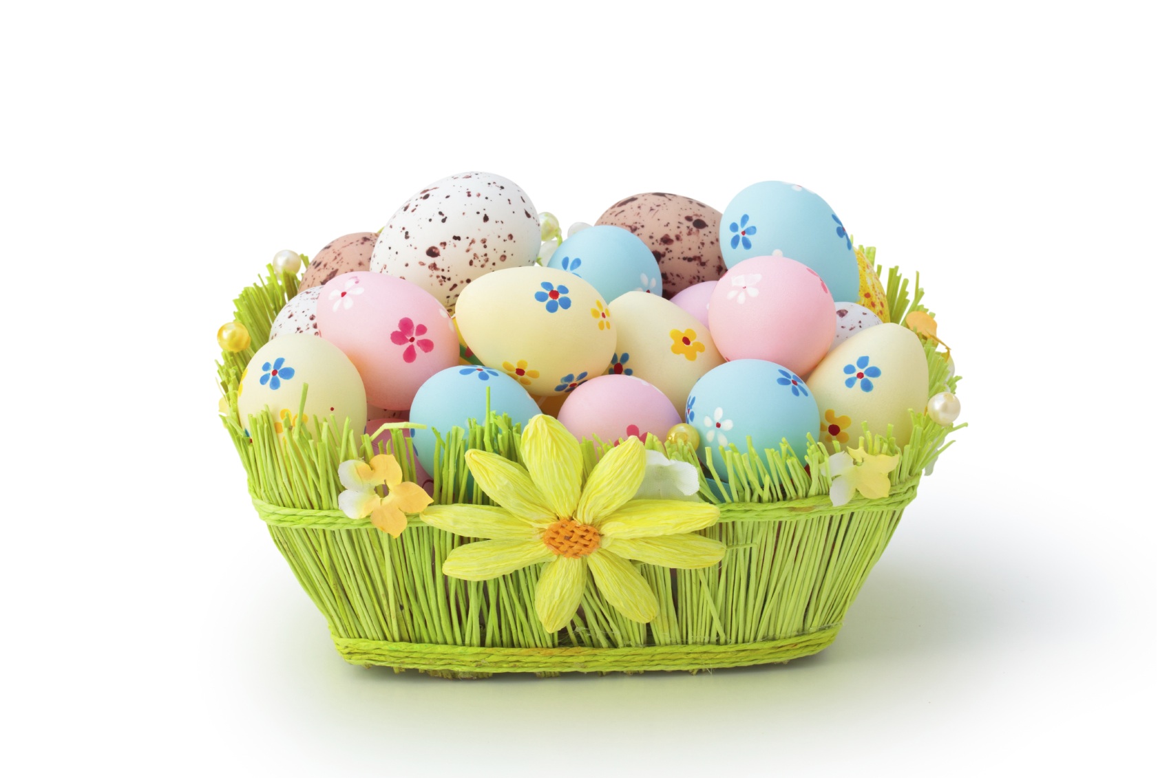 Easter Basket Background Wallpaper 52488