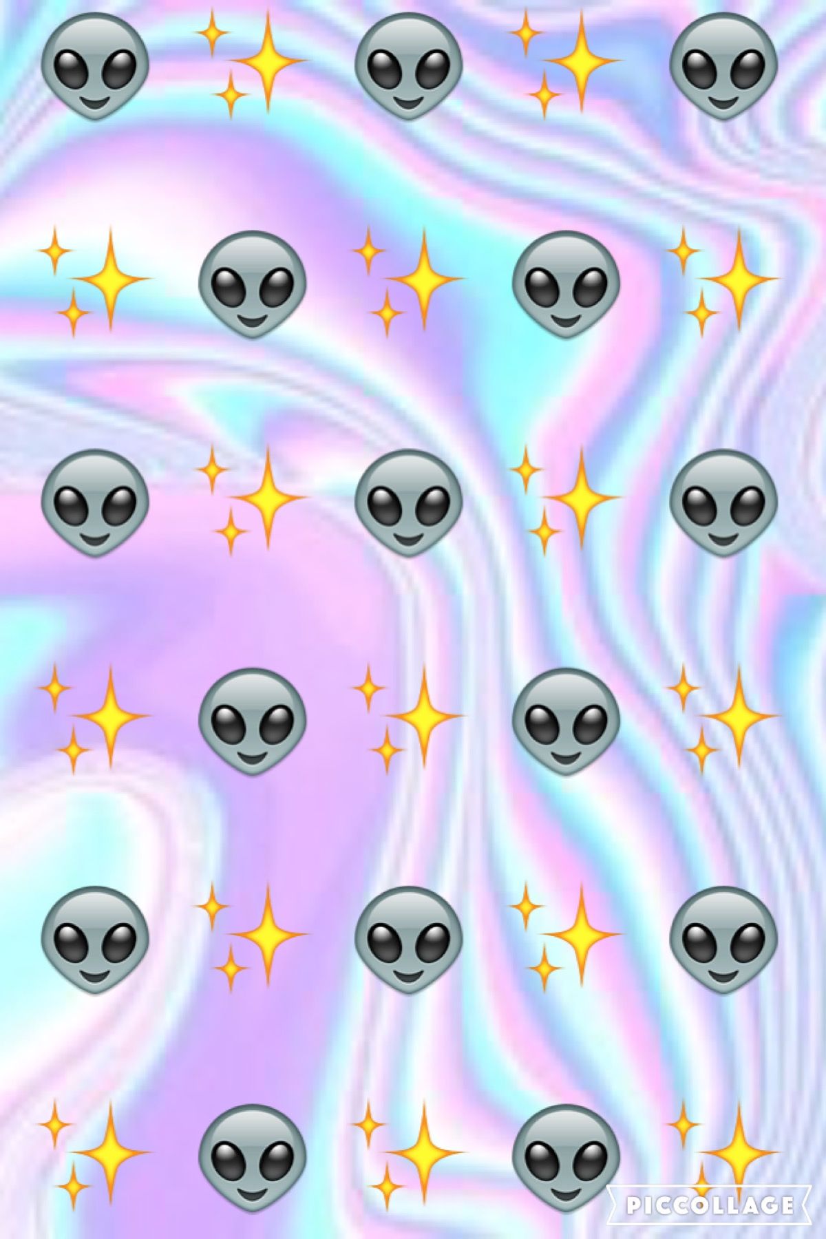 Heres a alien emoji wallpaper I made. Wallpaper iphone, Dinding gambar, Wallpaper emoji