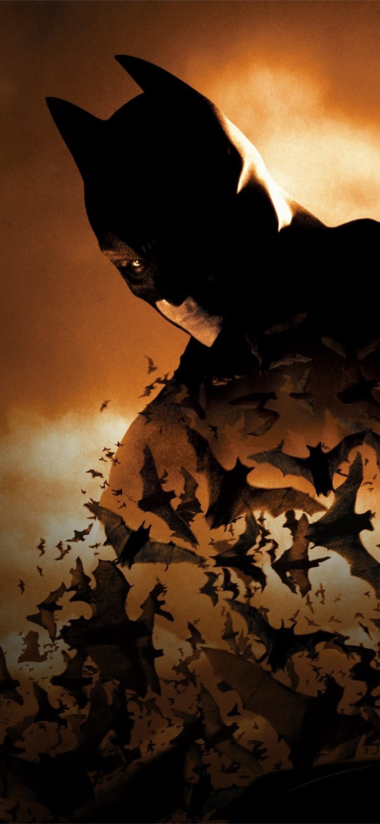batman begins 4k poster iPhone X Wallpaper Free Download