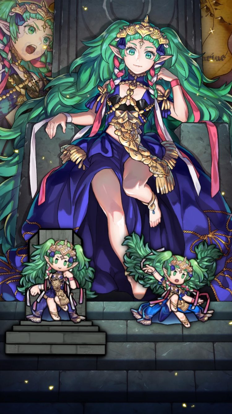 i liek gwen - Fire Emblem: Three Houses Sothis- Girl on the Throne Wallpaper