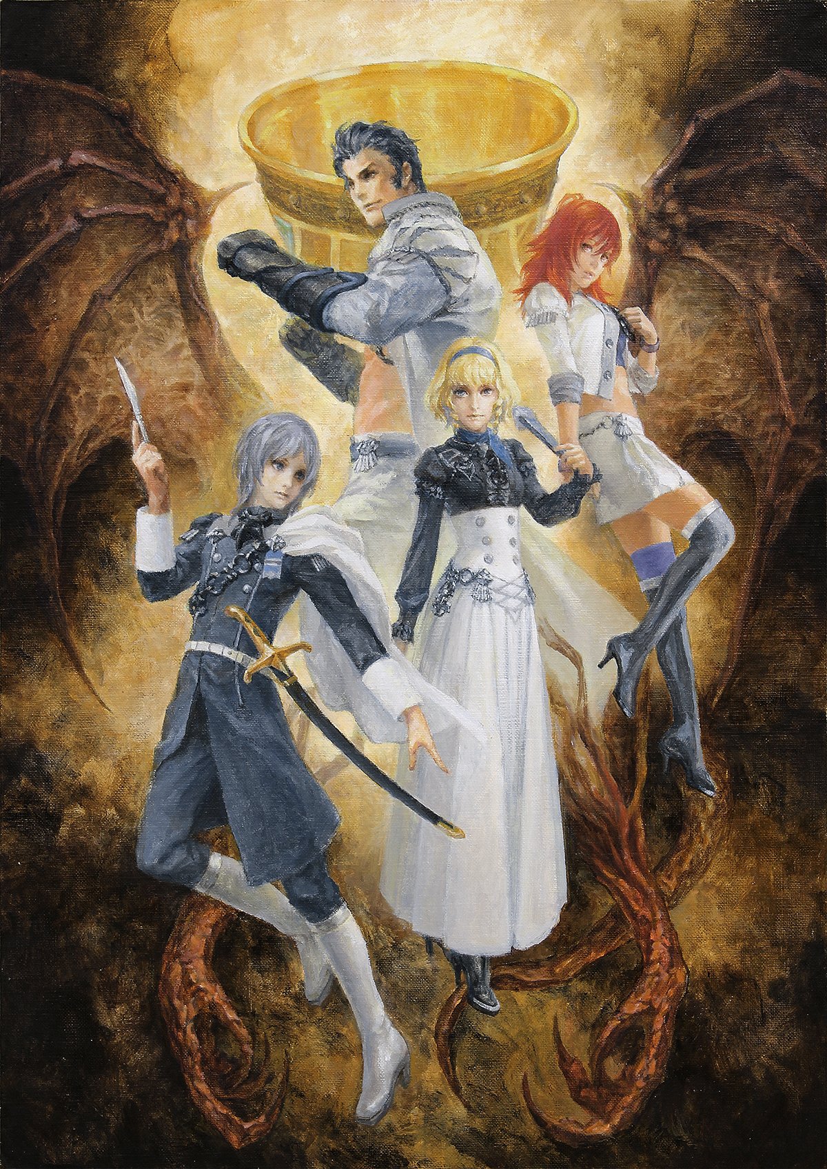 Nintendo of America #FireEmblem: Three Houses Expansion Pass Wave 4 DLC is available now! To celebrate the release, here's a special oil painting of the four new characters from