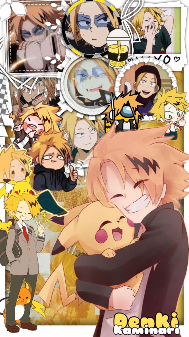 Bnha Denki Kaminari Asthetic Wallpaper 2. Best anime shows, Cute anime wallpaper, Anime