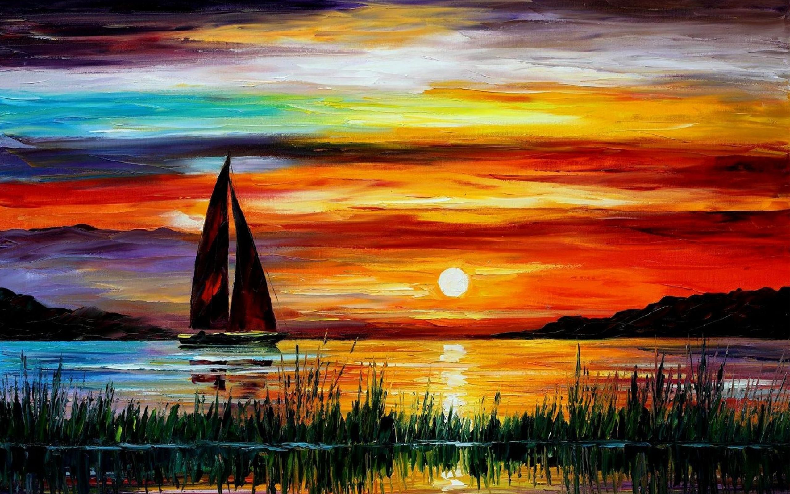 oil painting wallpaper hd