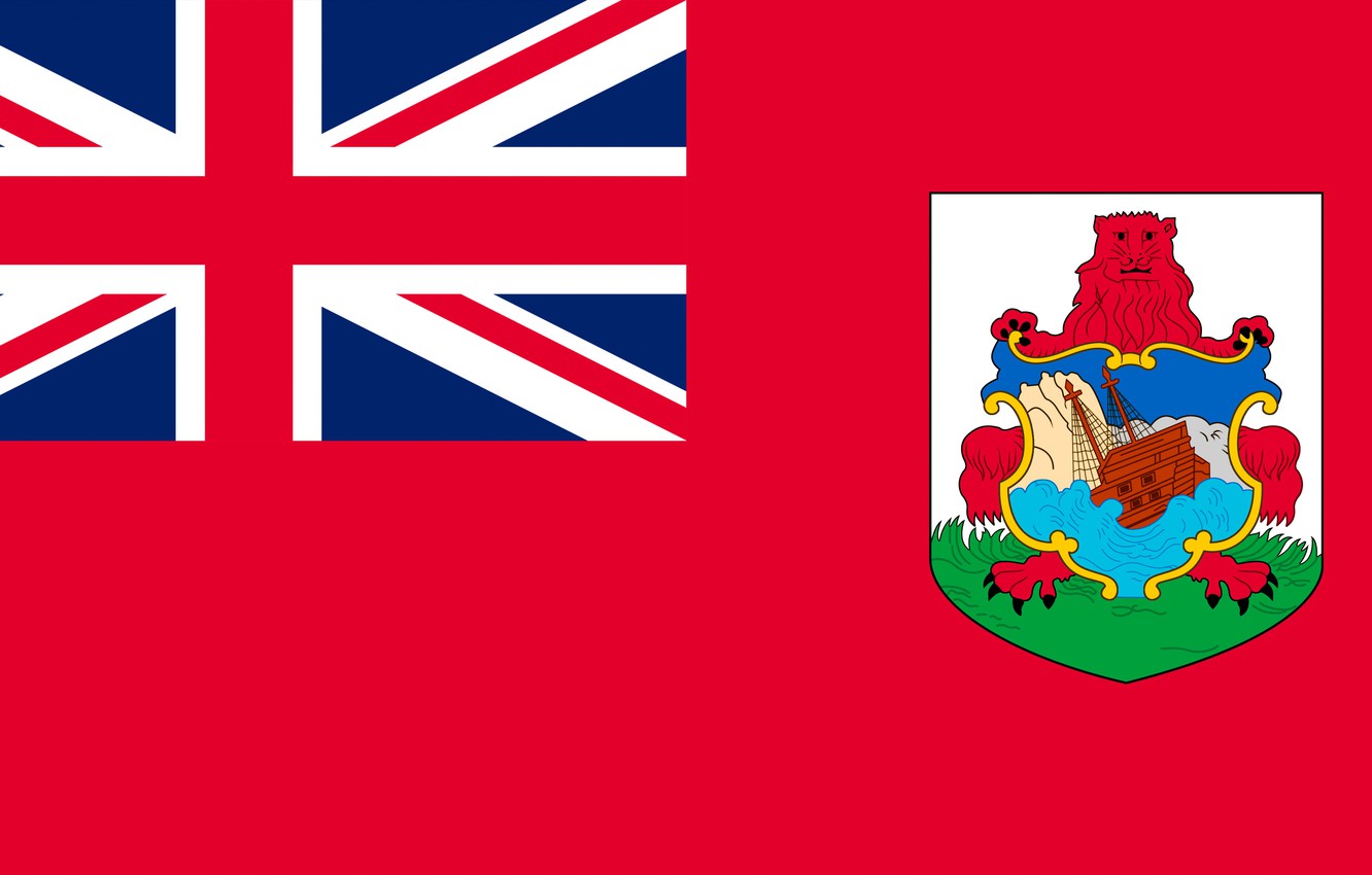 Wallpaper flag, coat of arms, flag, Bermuda, bermuda, Bermuda image for desktop, section текстуры