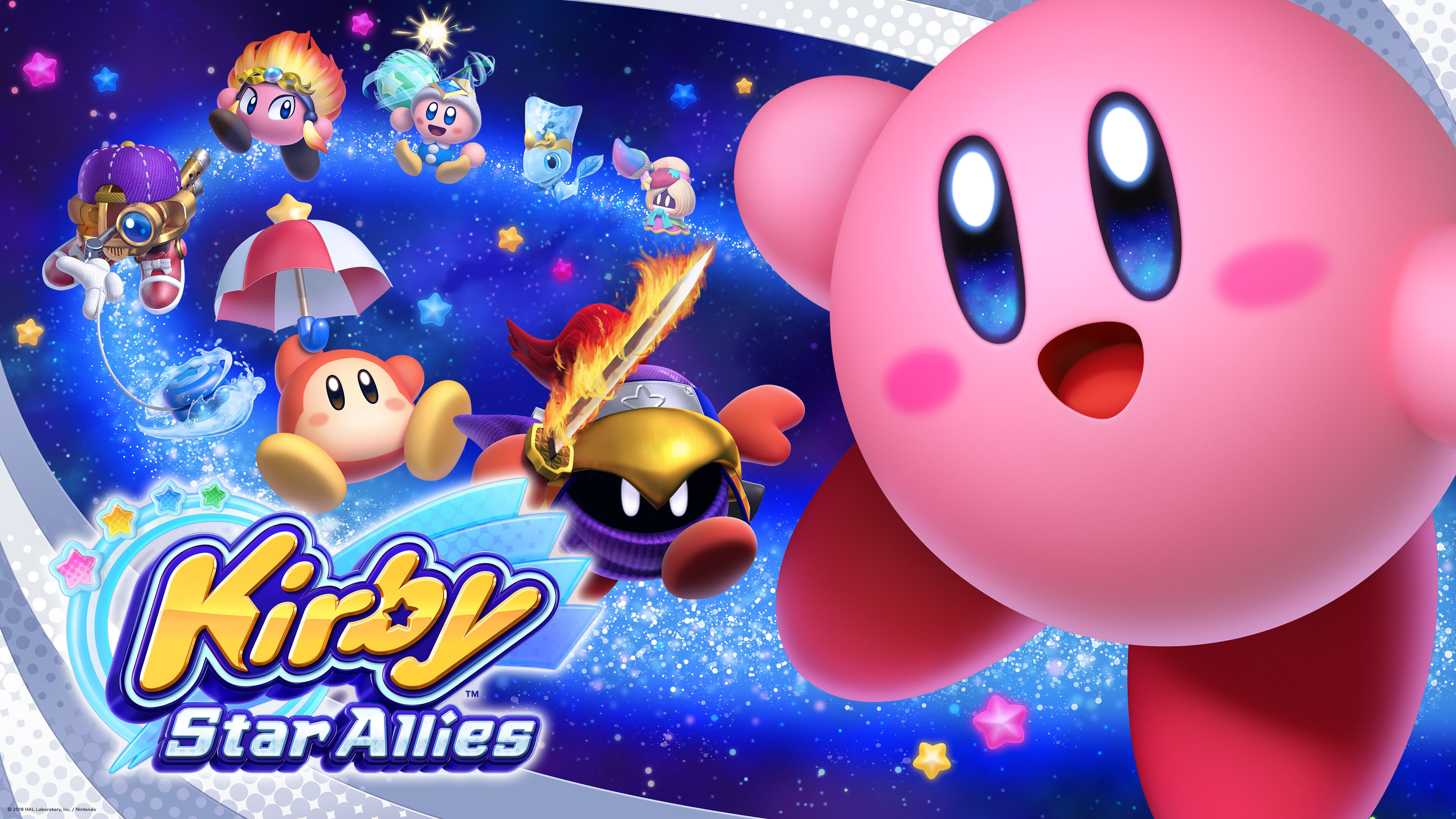 Kirby Star Allies UHD 4K Wallpaper
