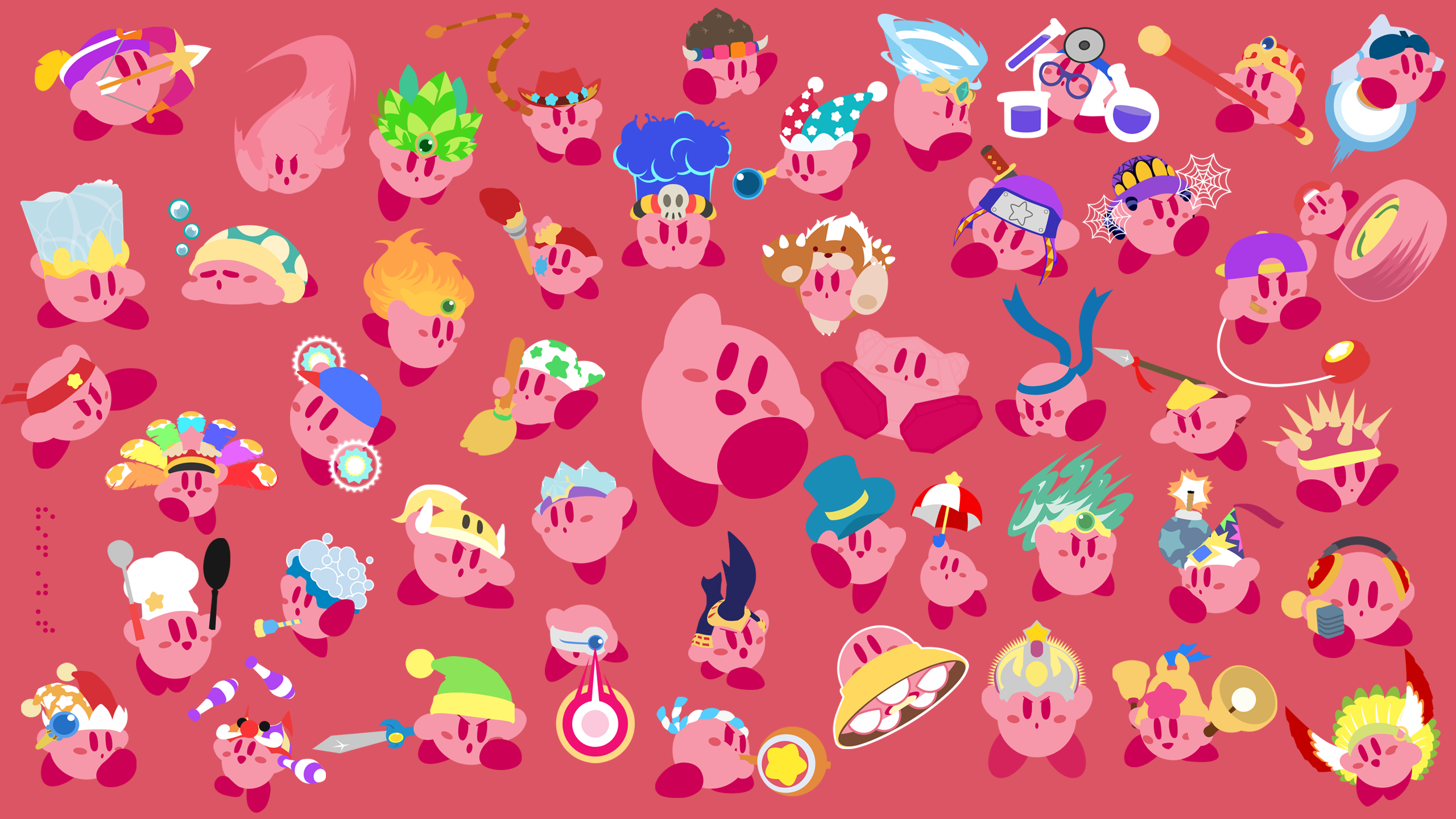 All Kirby Copy Abilities Background