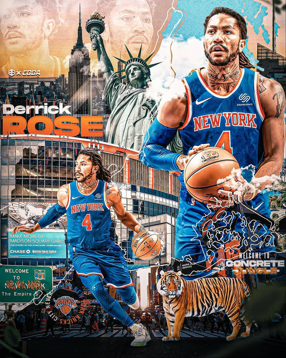 Uživatel NEW YORK KNICKS Na Twitteru: „D Rose Love For Your Friday Afternoon. Keep Sharing And Tagging #KnicksArtFriday In Your Creations!