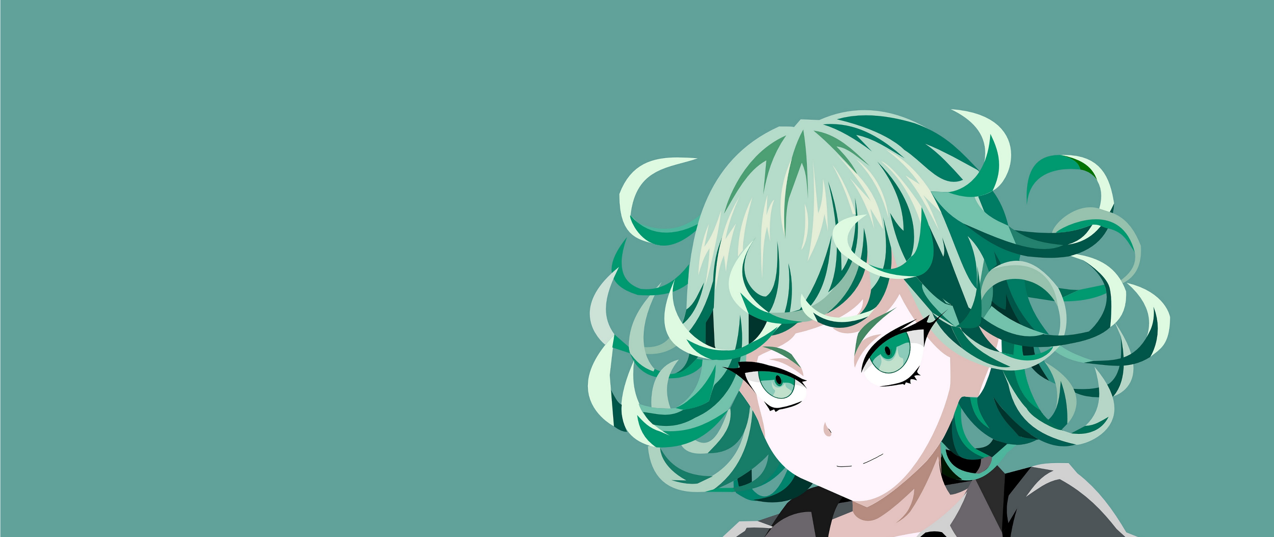 Tatsumaki One Punch Man Minimalist 4K Wallpaper