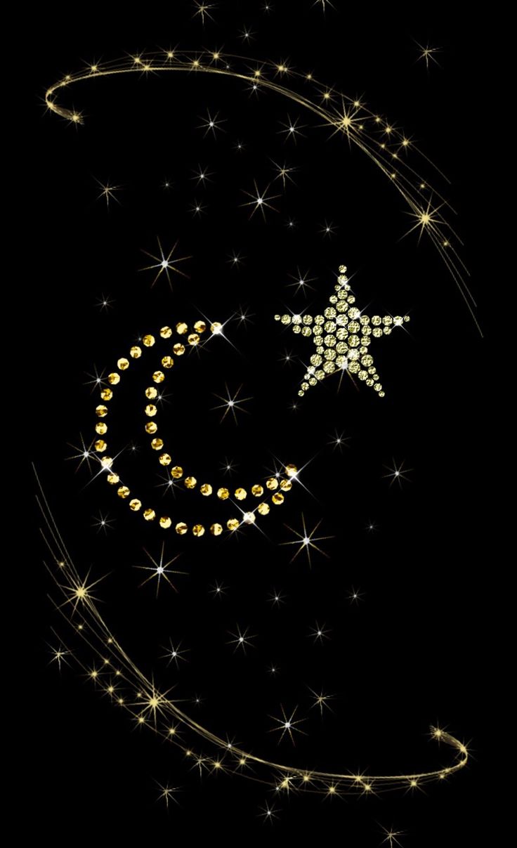 star&moon wallpaper. Moon and stars wallpaper, Star wallpaper, Stars and moon