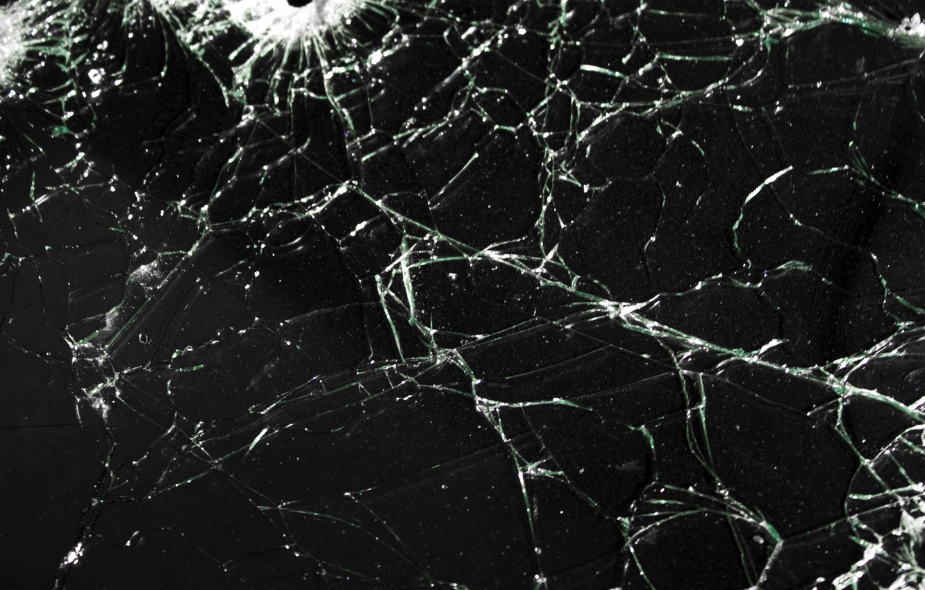 Wallpaper glass, texture, broken glass, crack image for desktop, section текстуры