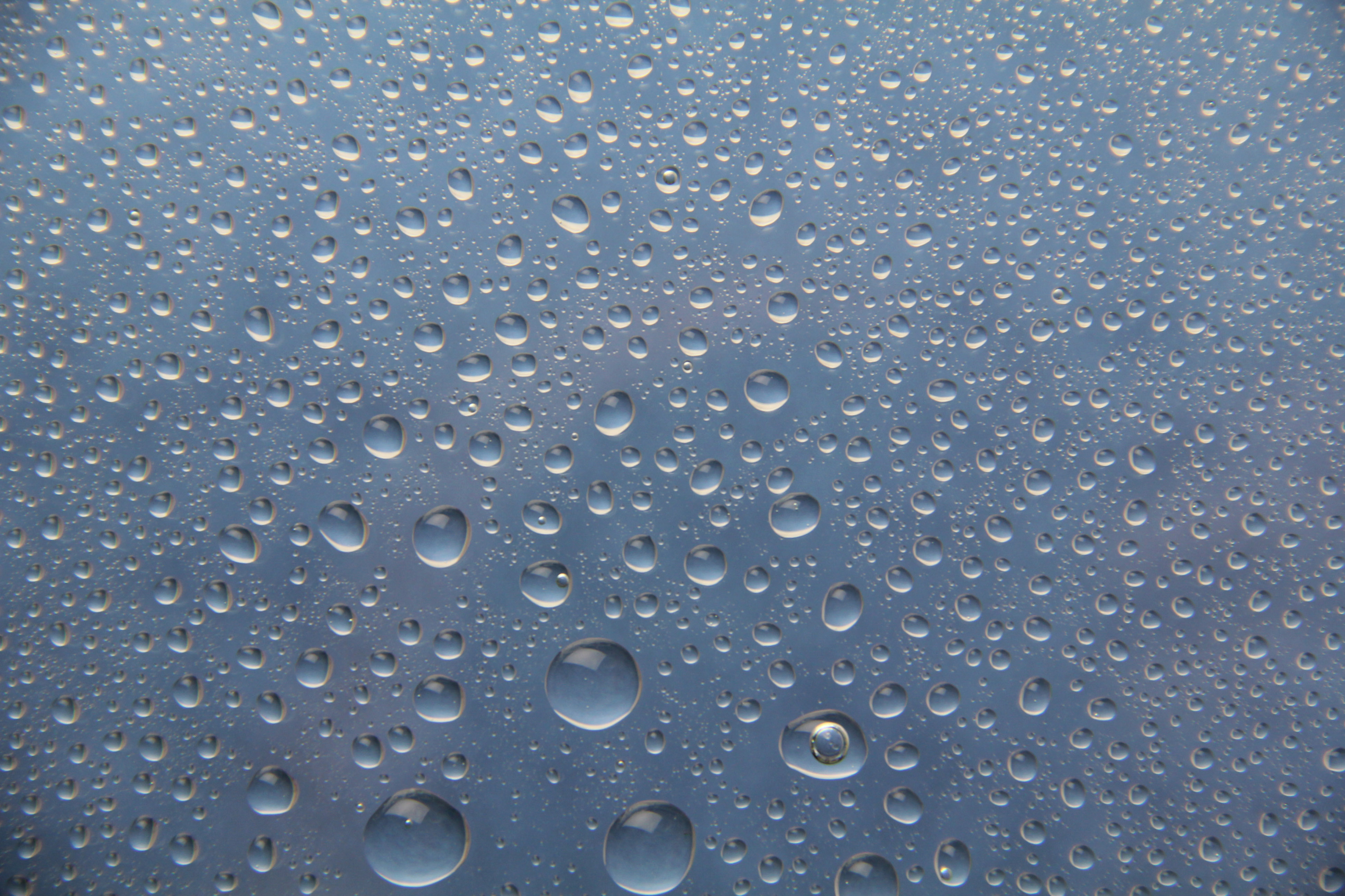 Water Drops Glass Texture
