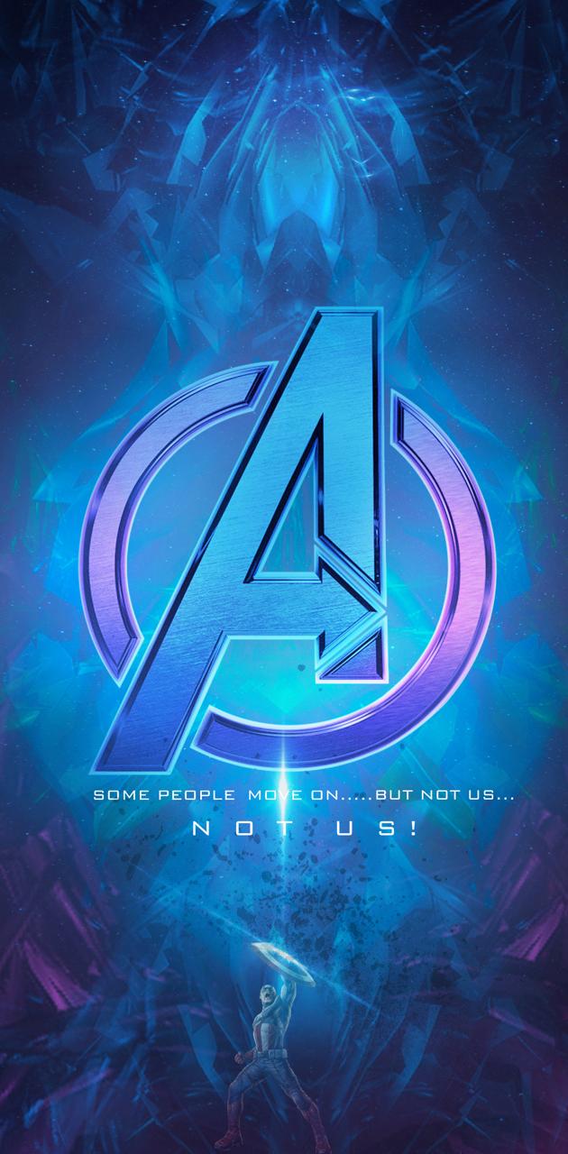 Avengers Logo Neon wallpaper