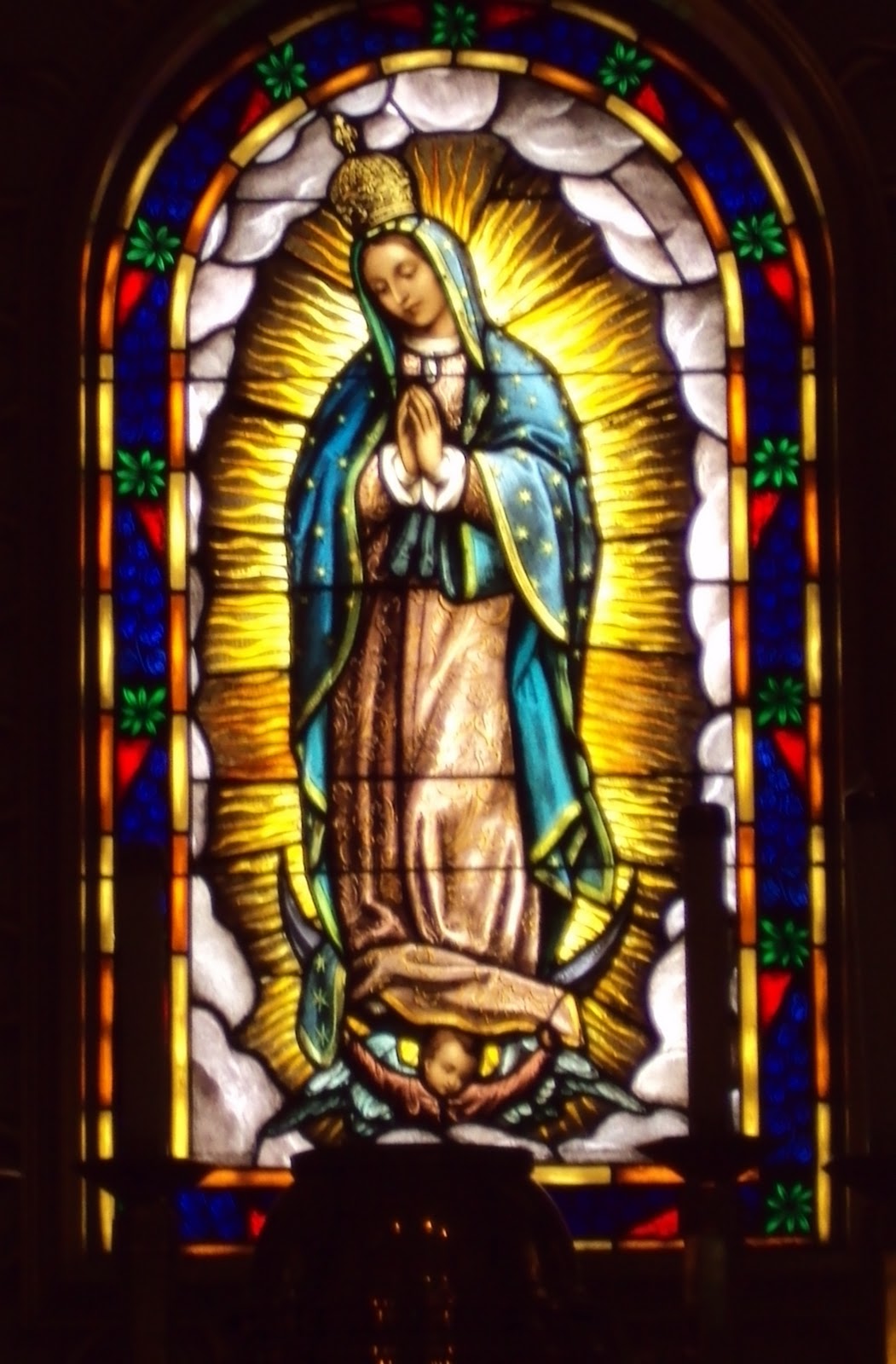 Lady Of Guadalupe Wallpaper Of Guadalupe Stained Glass