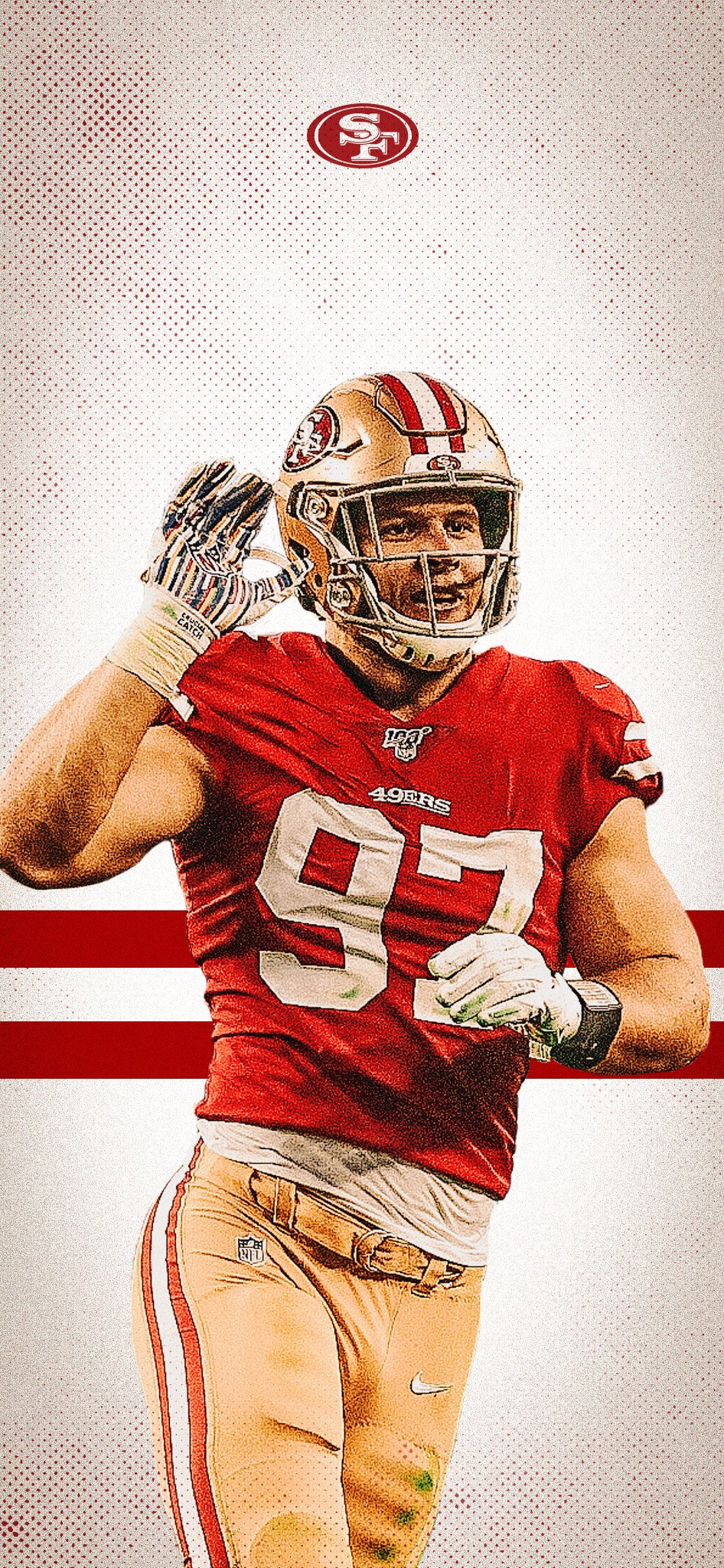 San Francisco 49ers hello to your new wallpaper