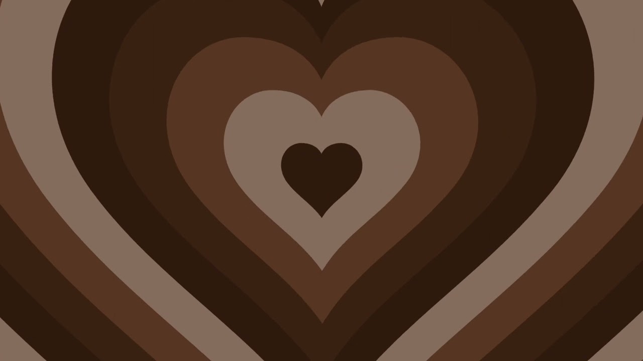 Brown Heart Wallpaper  NawPic