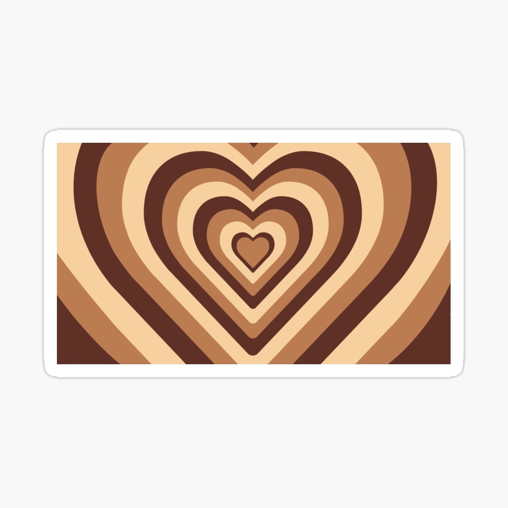 Brown Hearts Aesthetic Wallpapers - Wallpaper Cave