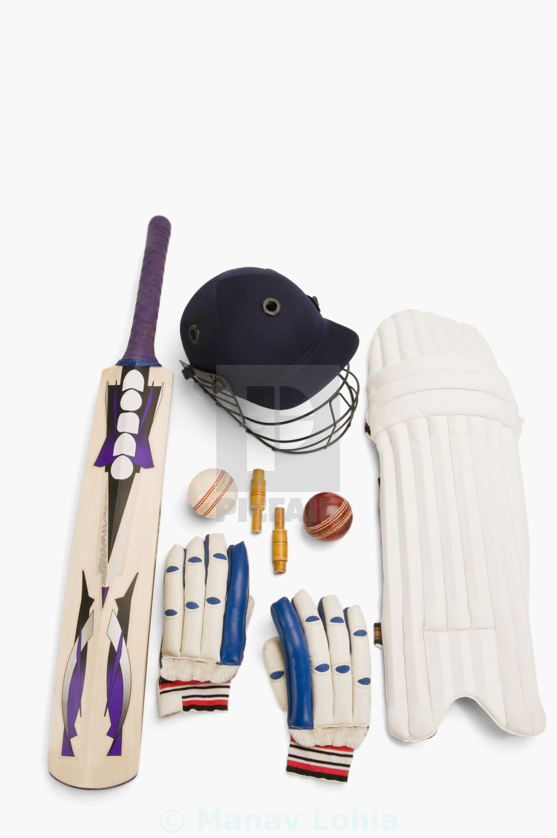 Close Up Of Cricket Equipment, Download Or Print For £12.40