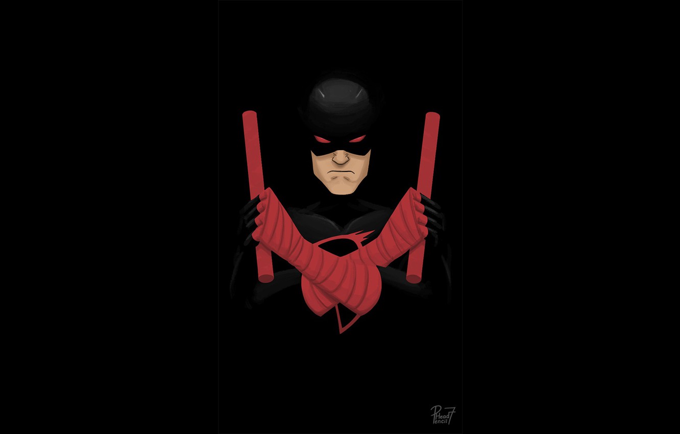 Photo Wallpaper Costume, Hero, Mask, Comic, Superhero, Daredevil Fan Art