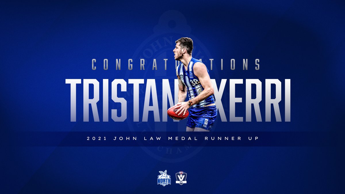 North Melbourne VFL Xerri's remarkable first half of the campaign sees him storm to a second place finish. With his VFL form eventually earning him an AFL recall, X