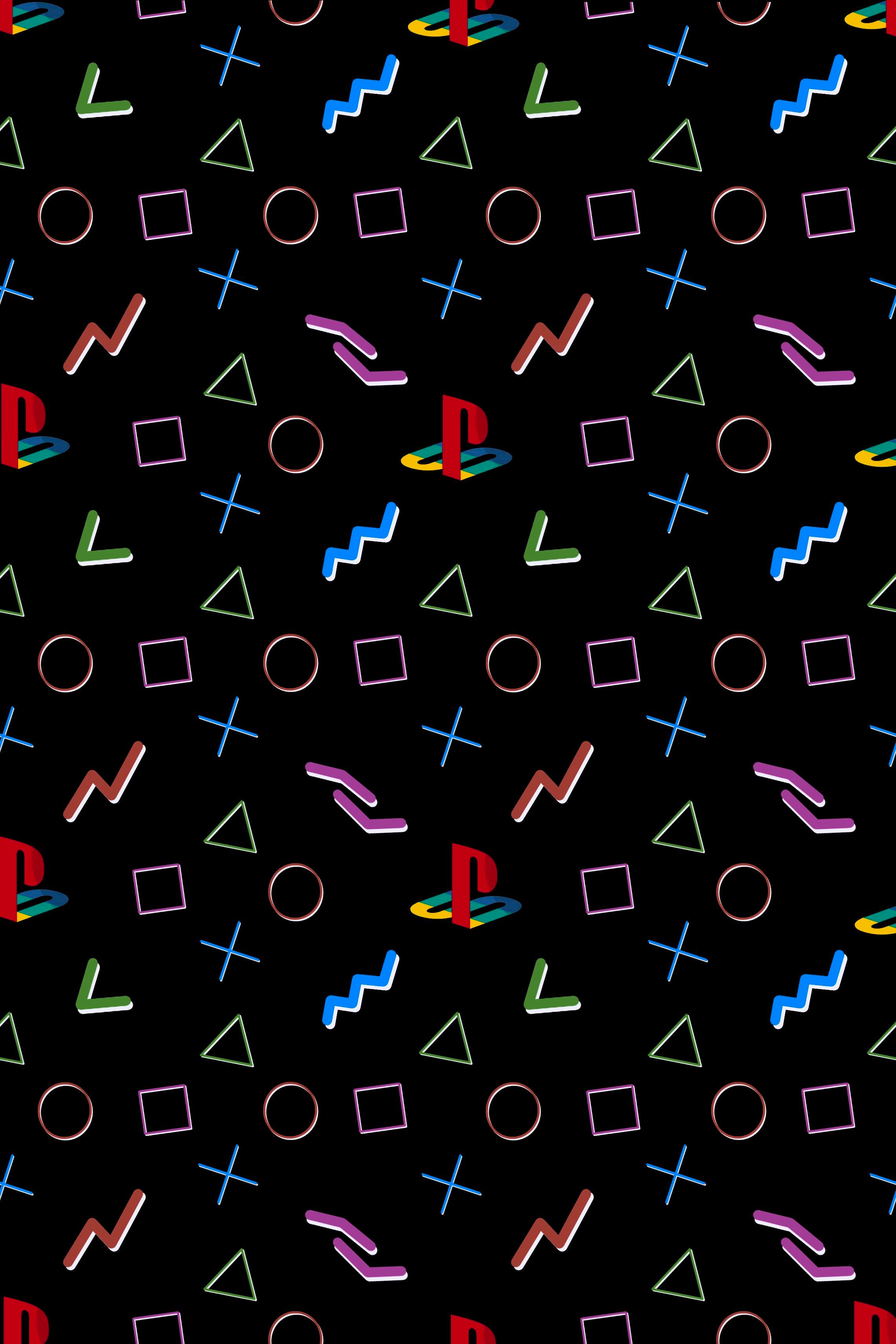 Playstation Retro Logo Wallpaper