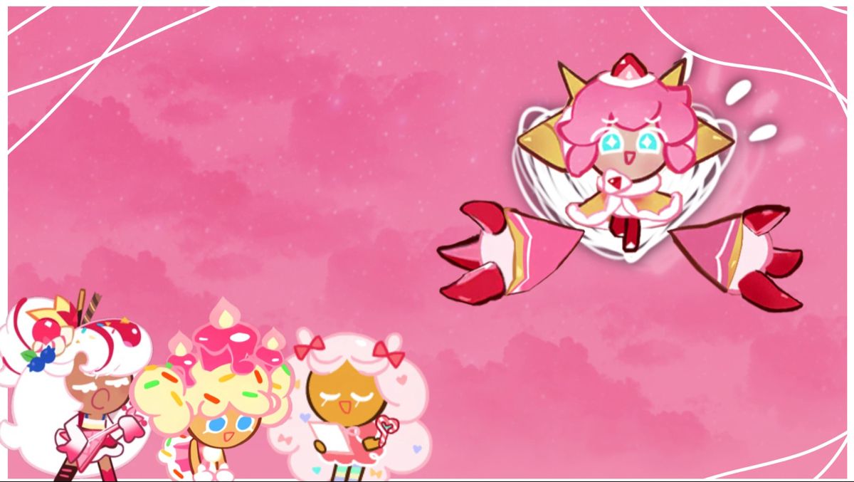 Cookie run pc wallpaper. Cookie run, Strawberry cookies, Strawberry crepes