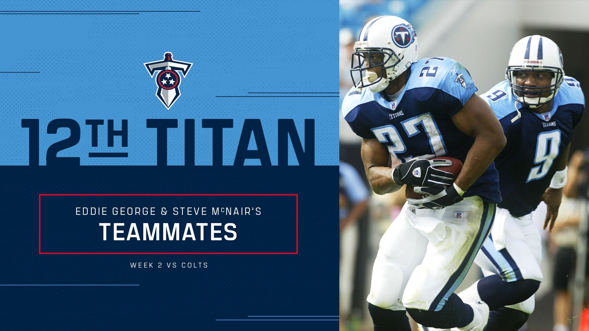 Tennessee Titans - TitansOnline.com - Steve McNair and Eddie George