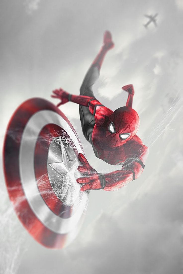Spider Man America Civil War Fan Art• Art By Bosslogic. Spiderman, Marvel, Comic Picture