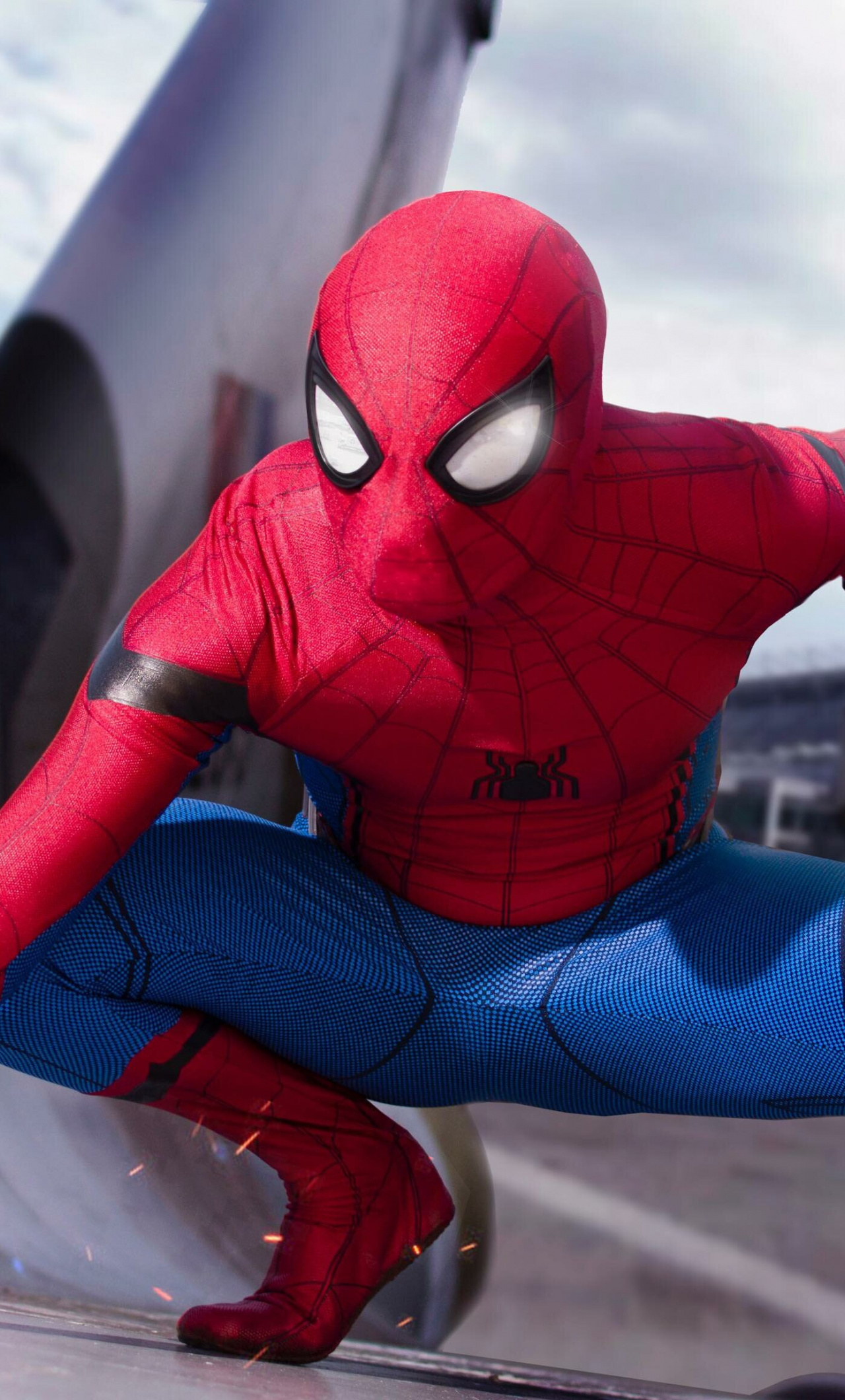 Download Spider Man, Movie, Captain America: Civil War Wallpaper, 1280x IPhone 6 Plus