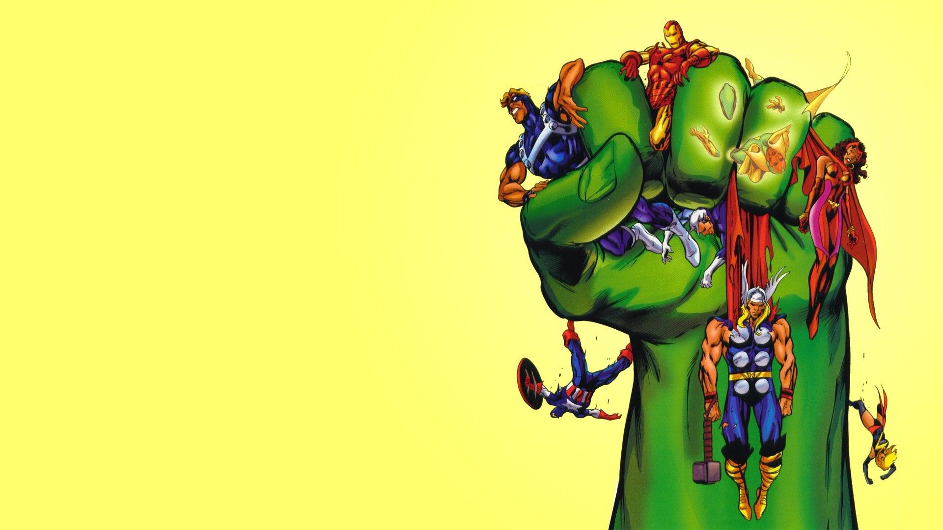 Desktop Wallpaper Hulk Hand, Marvel Comics, HD Image, Picture, Background, Dm4qbc