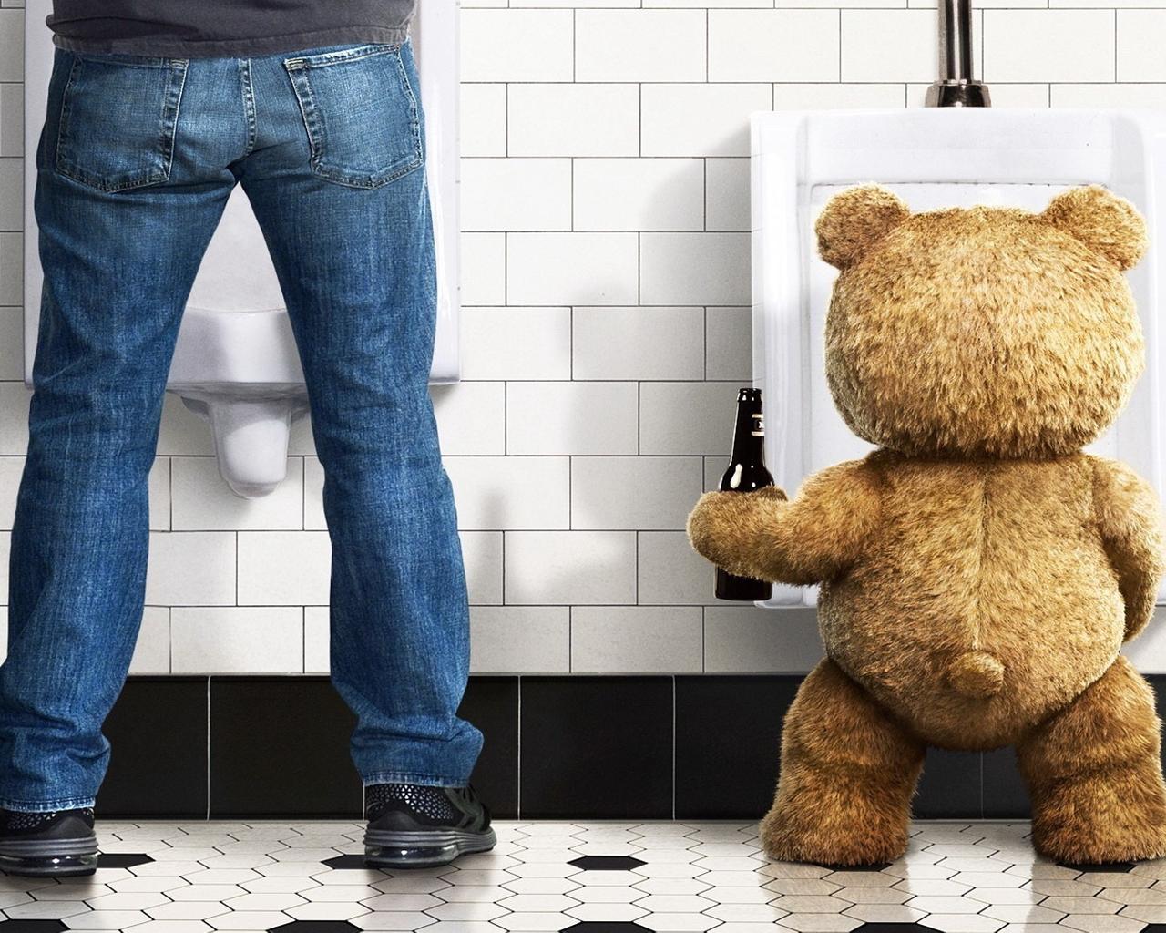 Ted bear and his friend in the Ted movie