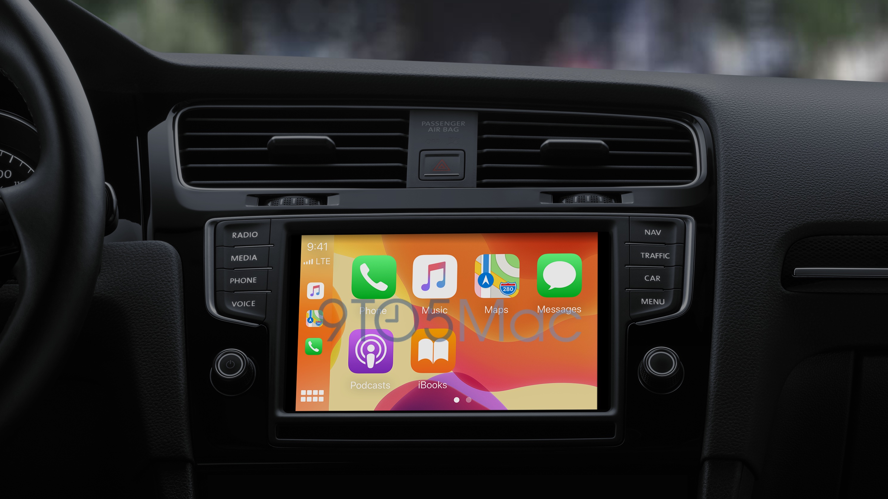IOS 14 CarPlay May Support Custom Wallpaper With Automatic Light Dark Version Switching