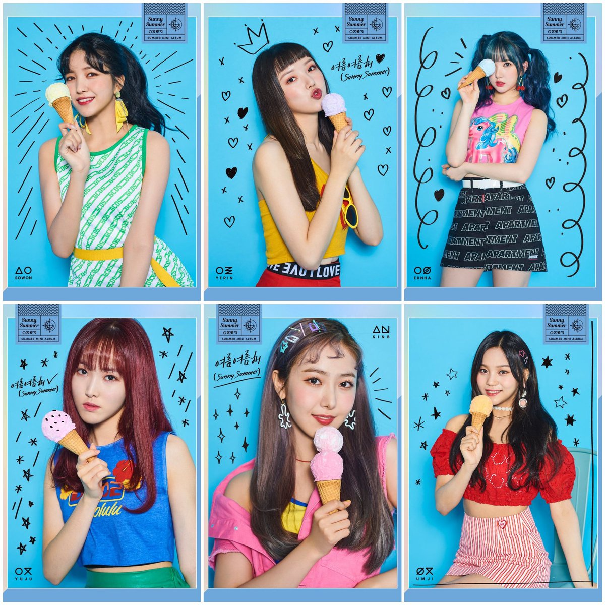 Pann GFriend Sunny Summer concept photo teasers