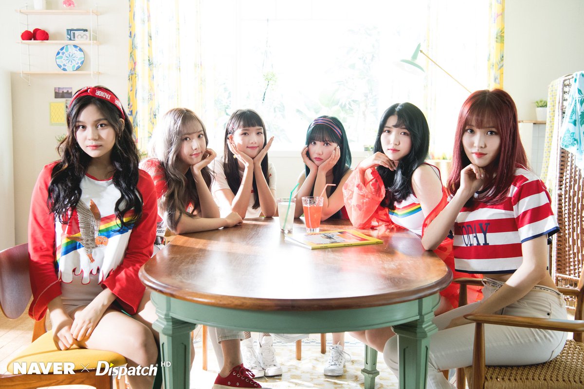 Uživatel kpopping na Twitteru: „#GFRIEND Sunny Summer MV Shooting photohoot by Naver x Dispatch Yuju: Sinb: Eunha: �